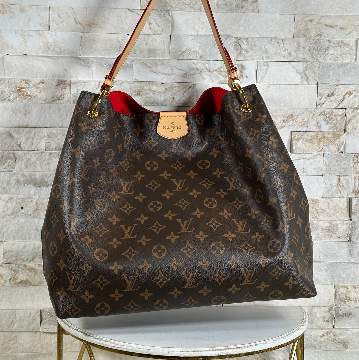 Mirror Bags- Brown Monogram Lulu GM Graceful Bag