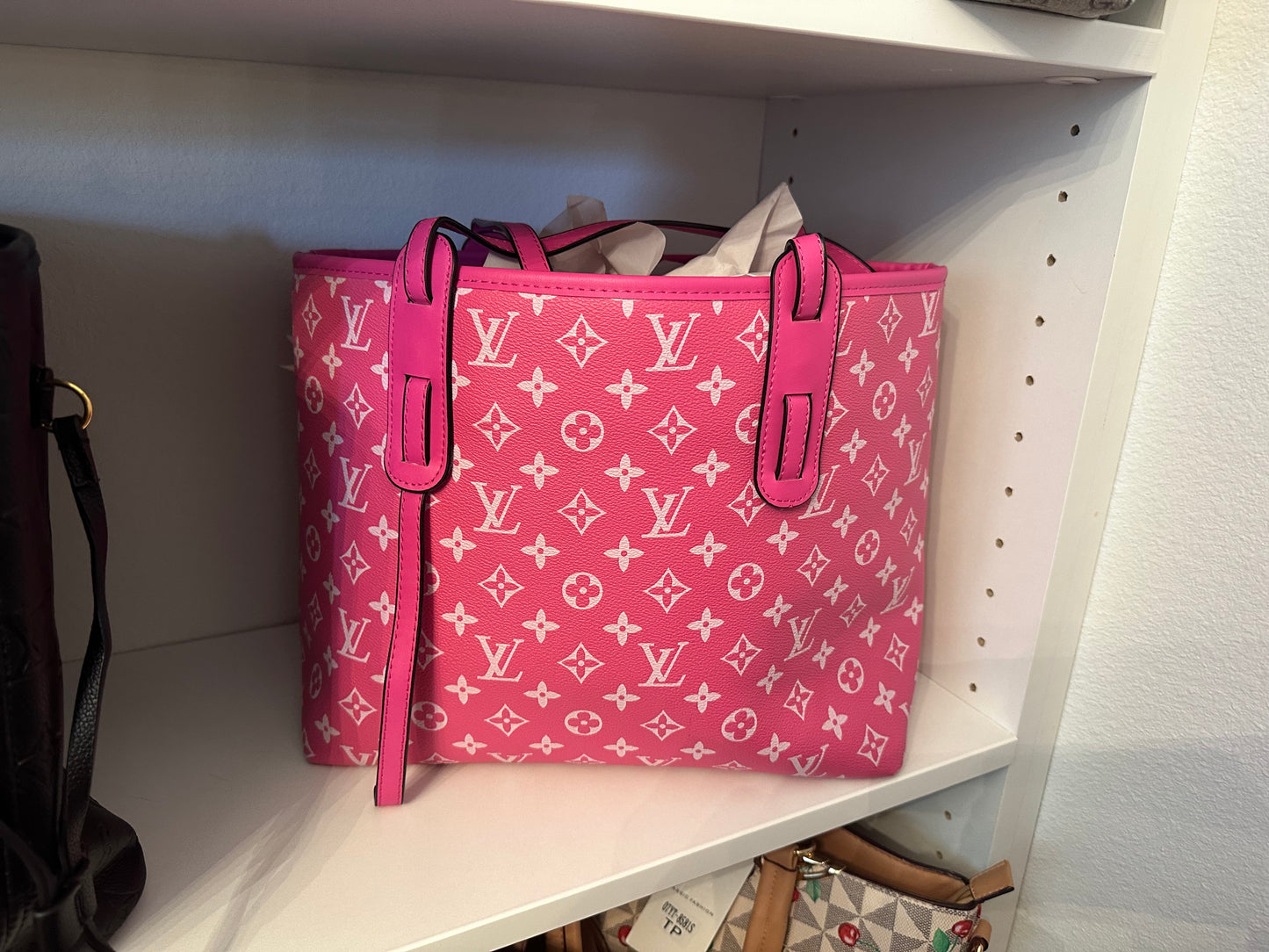 Mirror Bags- Hot Pink Lulu Tote