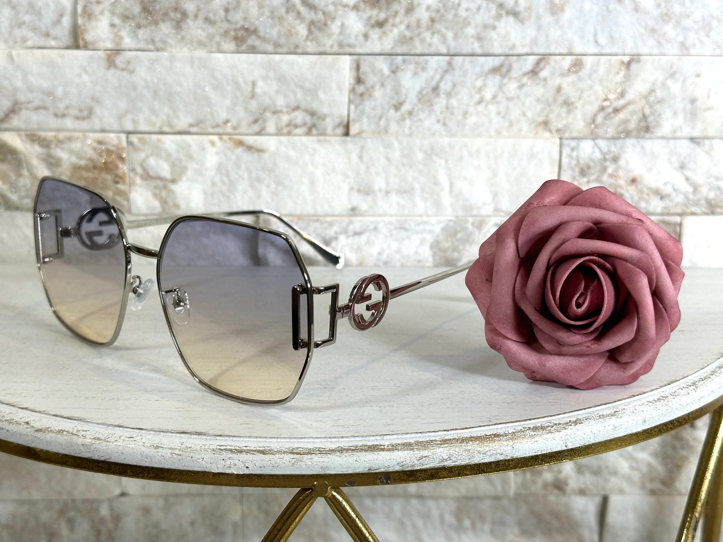 Luxury Sunglasses- Box 4- GG Silver