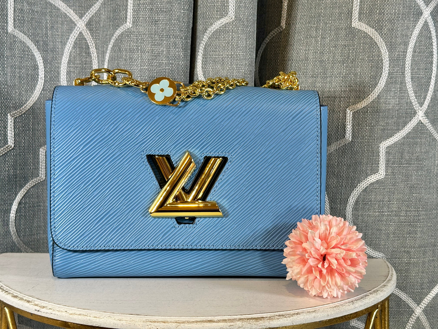 Mirror Bags- Lulu Twist Lock Blue