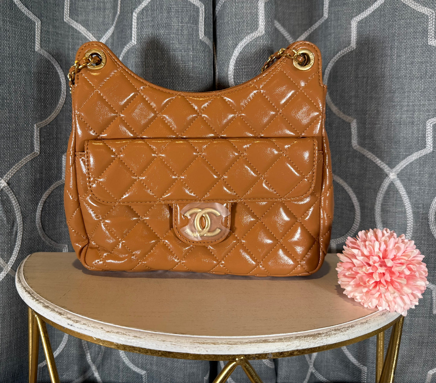 Clearance Bags- CC Carmel Hobo Bag