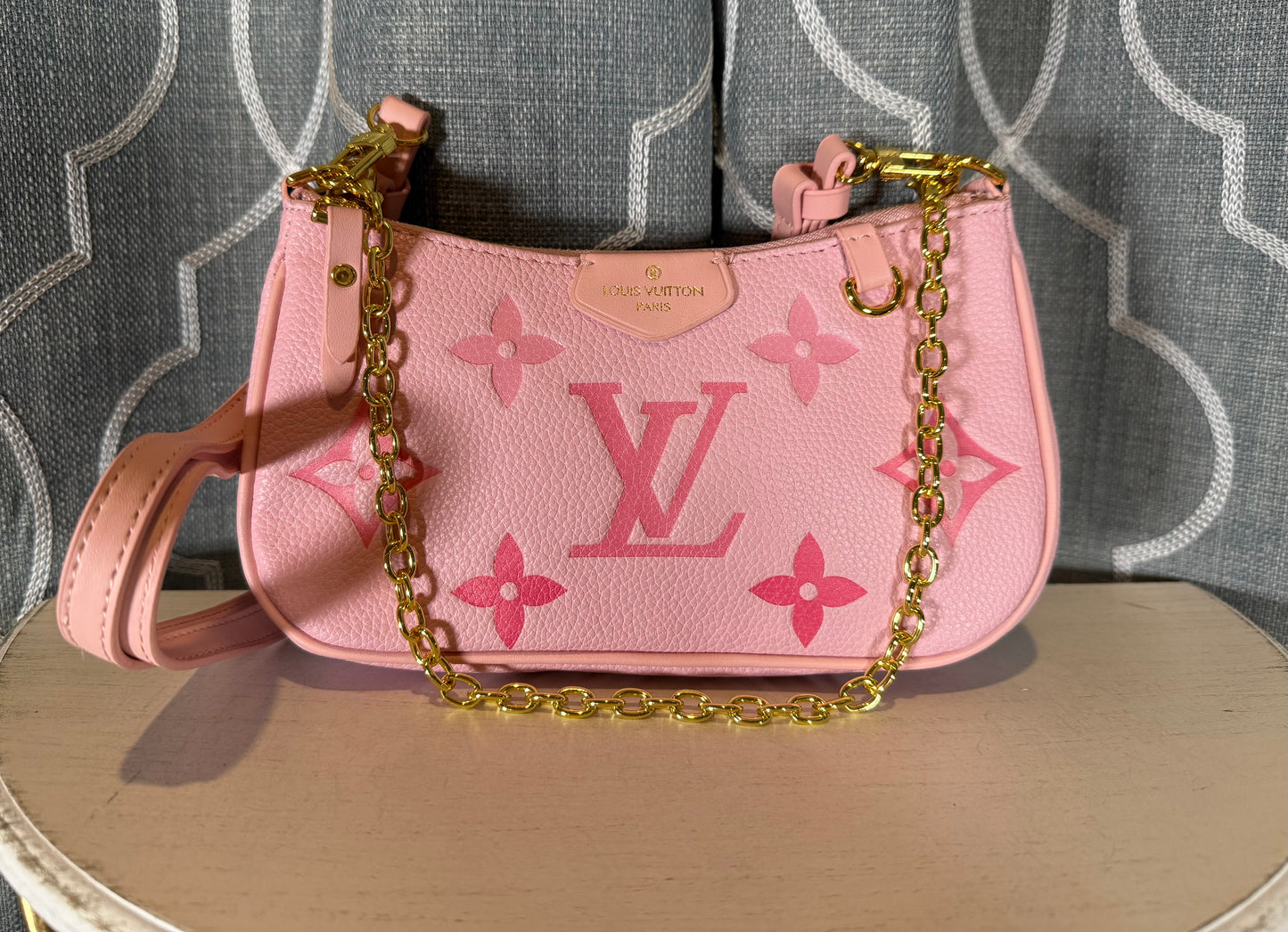 Mirror Bags- Lulu Pink Adjustable Shoulder/Crossbody
