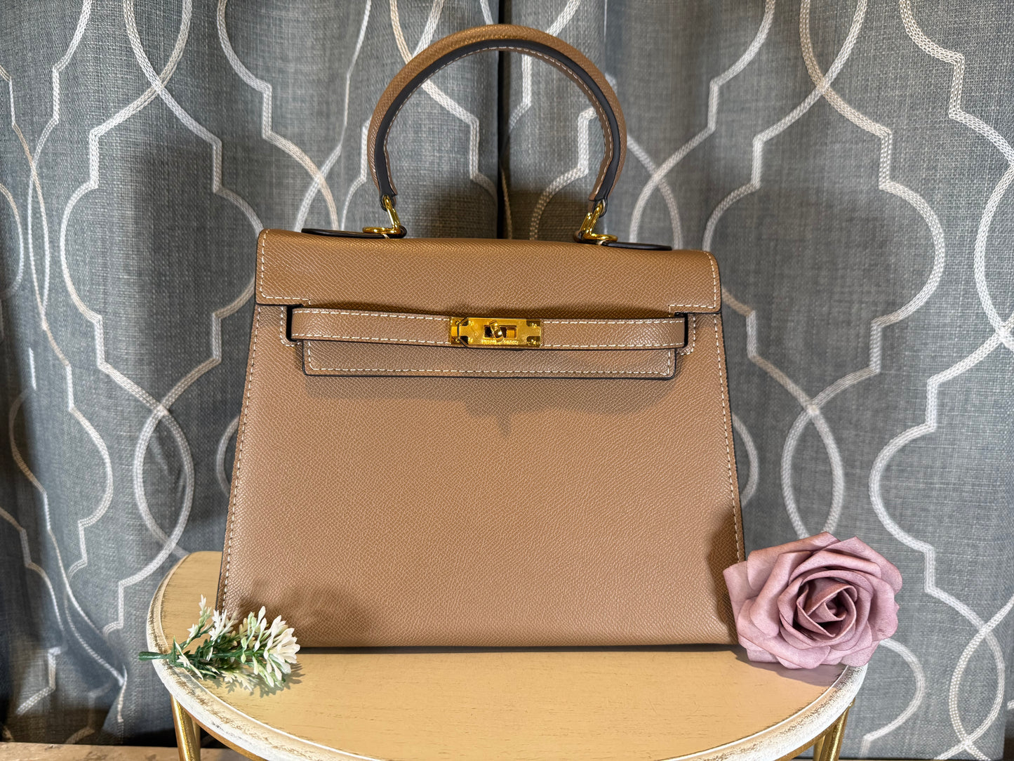 Mirror Bags- H Taupe Kelly