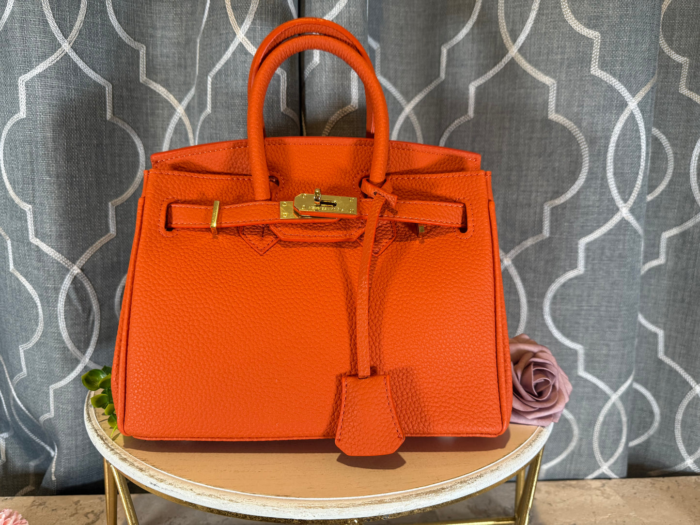 Mirror Bags- H Orange BK Bag 25cm