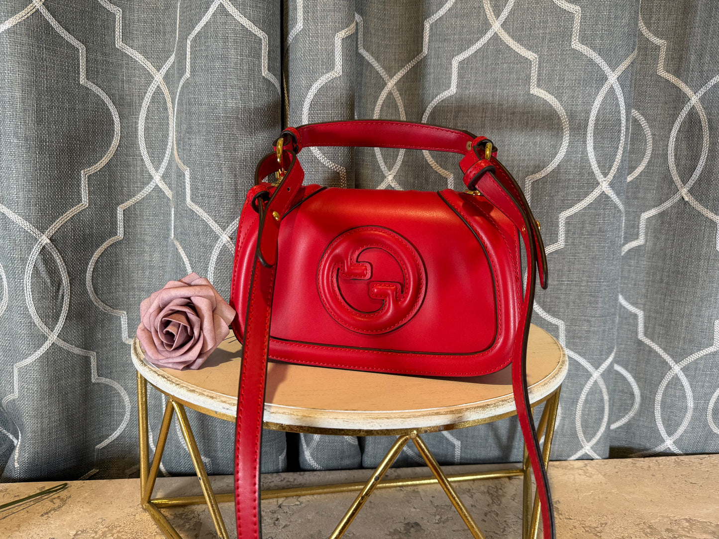 Mirror Bags- Red GG Blondie Bag