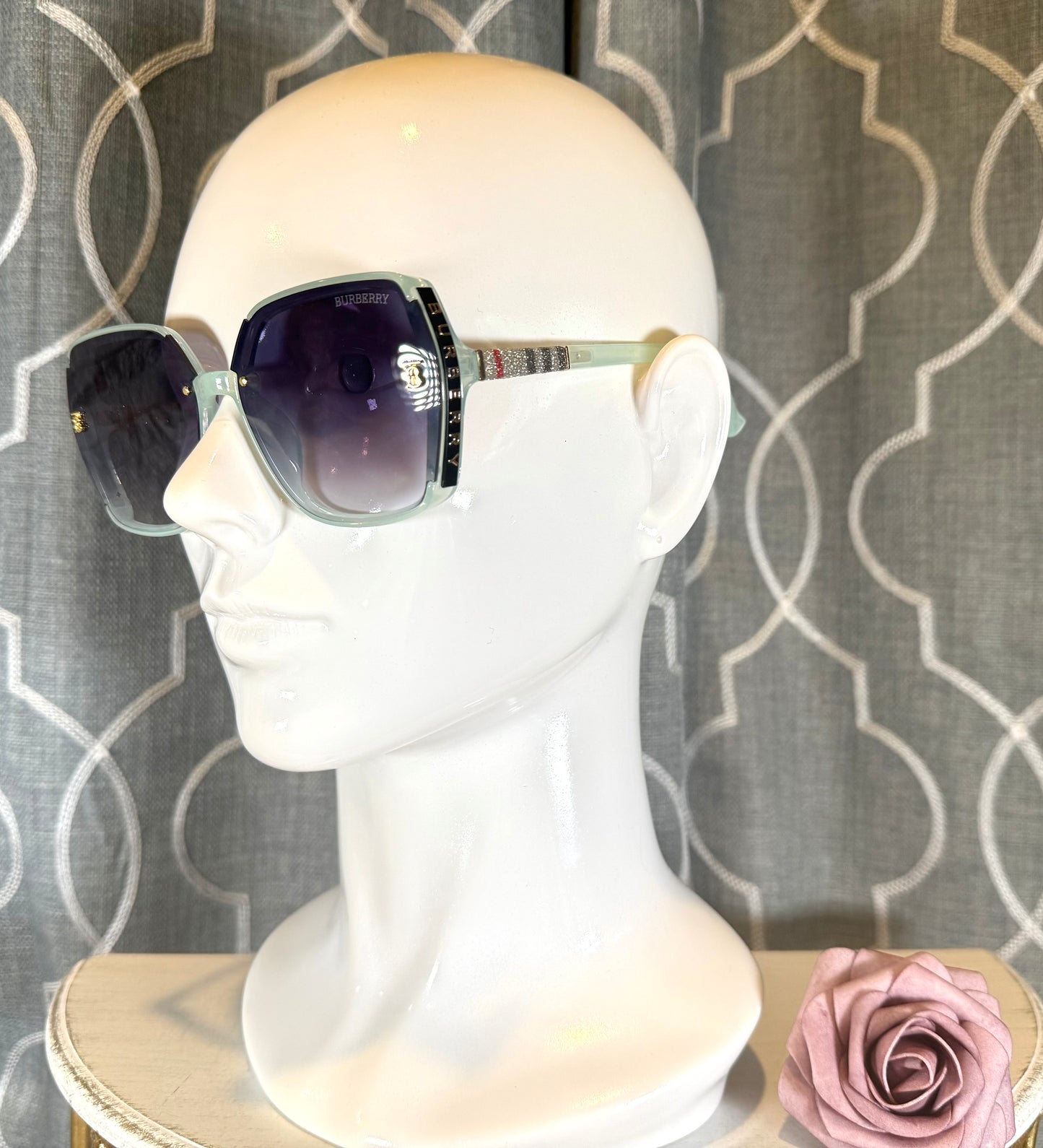 Luxury Sunglasses- Box 7- BB Ice Blue Sparkle