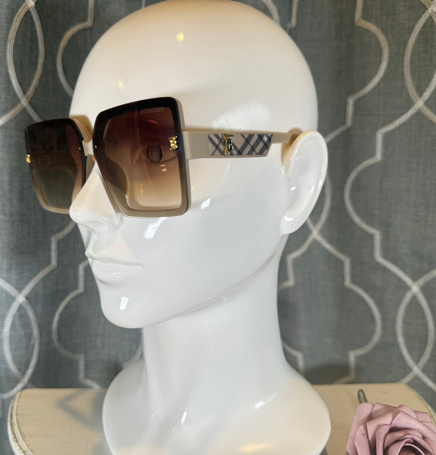 Luxury Sunglasses- Box 7- BB Taupe Check