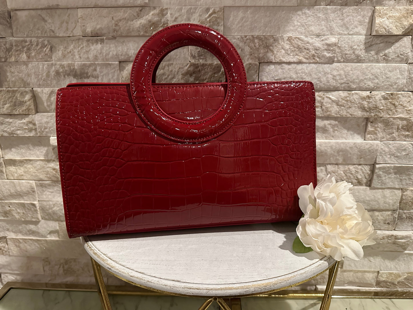Red Croc Bag