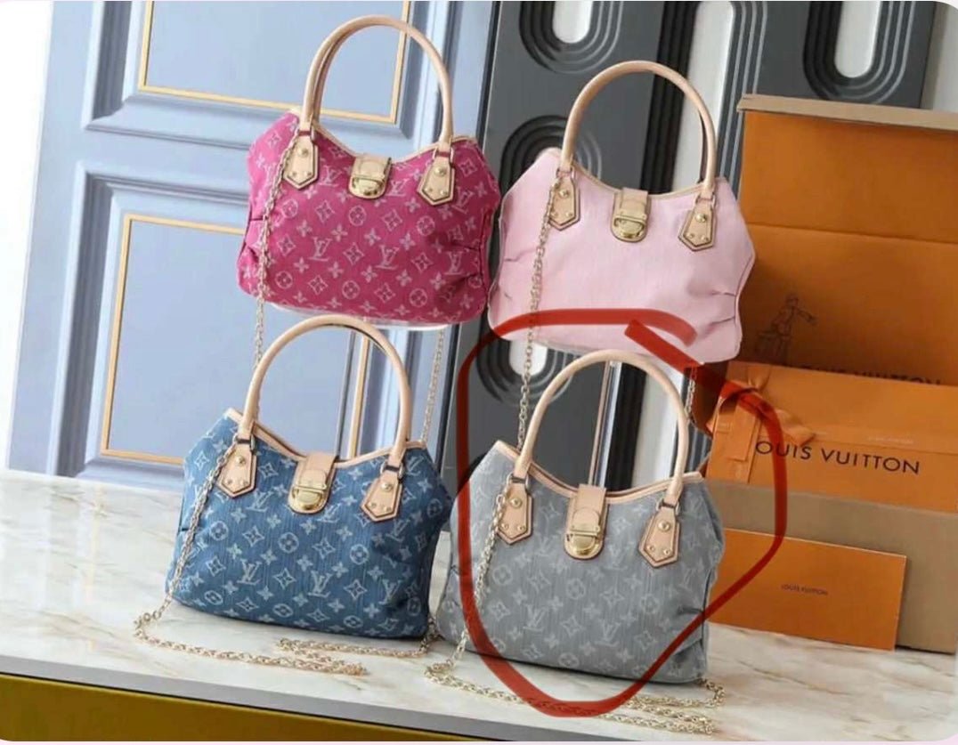 Mirror Bags- Lulu Monogram Sunset Blue Bag