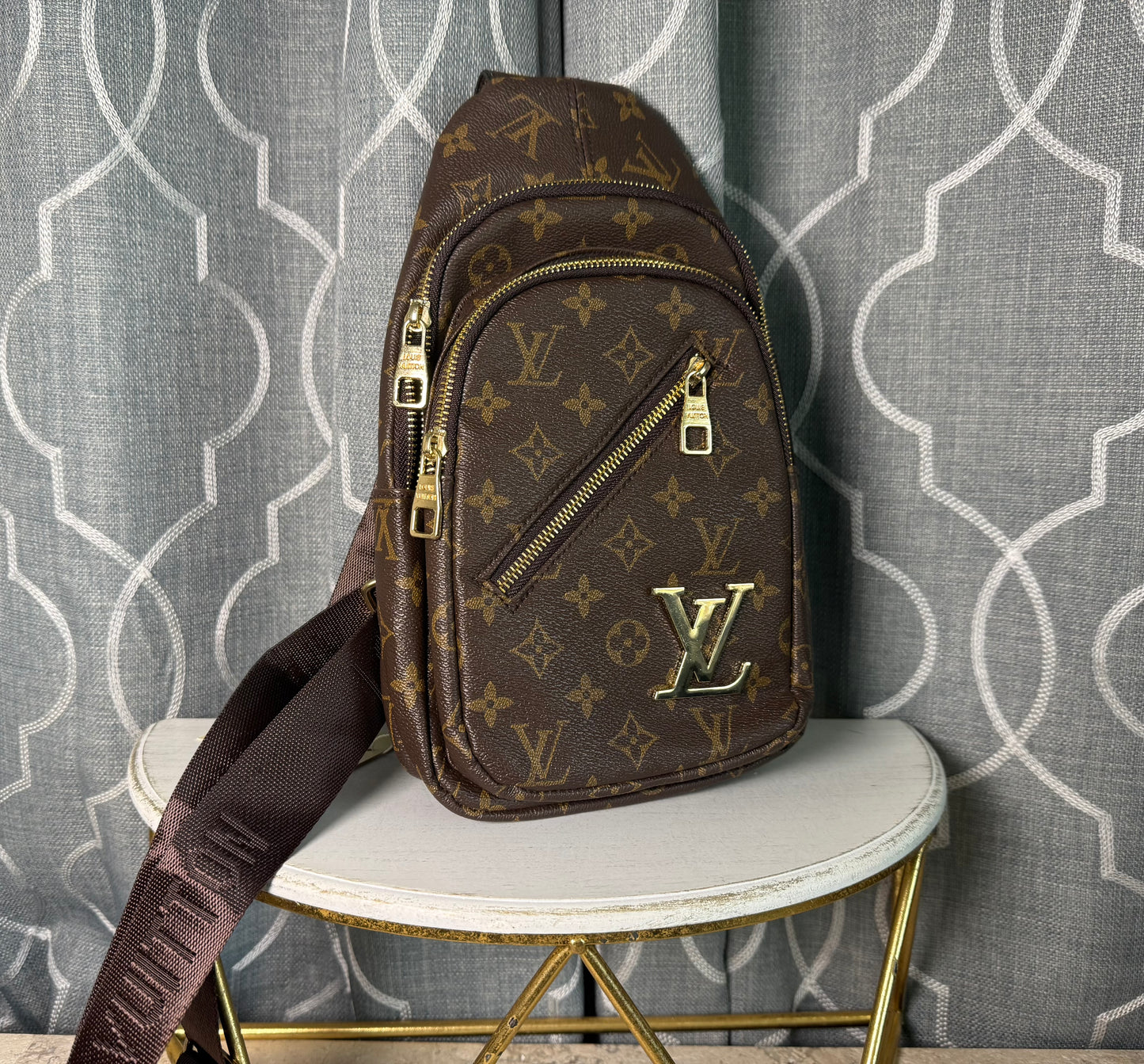 Clearance- Lulu Brown Mono Sling