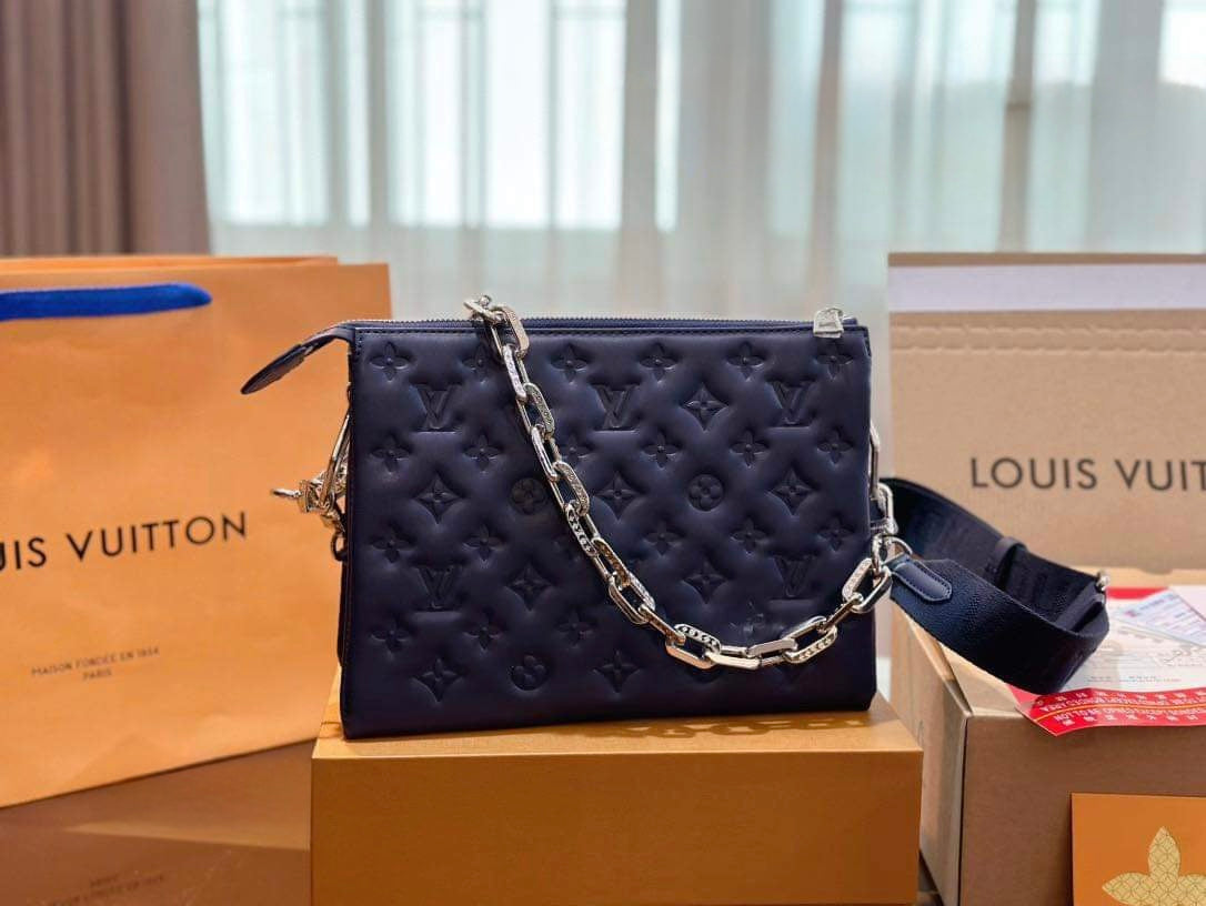 Mirror Bags- Lulu Black Mono Coussin