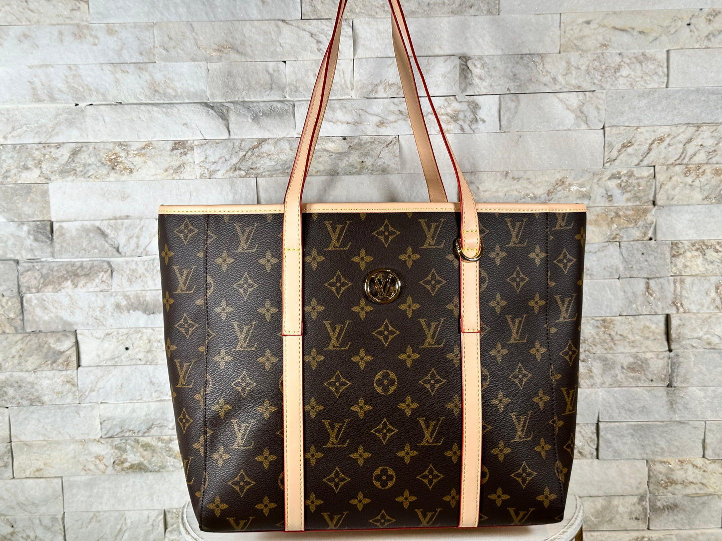 Mirror Bags- Lulu Brown Monogram Tote