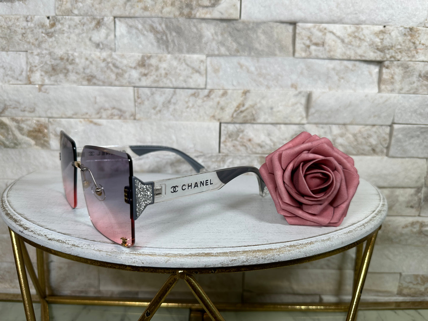 Sunglasses- CC Sparkle White 2