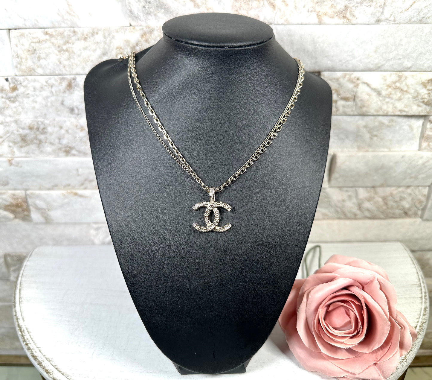 Necklace- CC Gold Double Strand