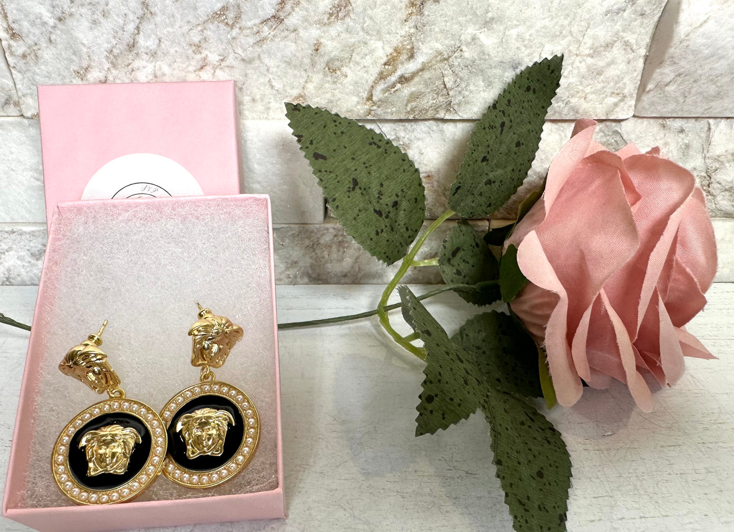 Earrings- Ver Black Dangle