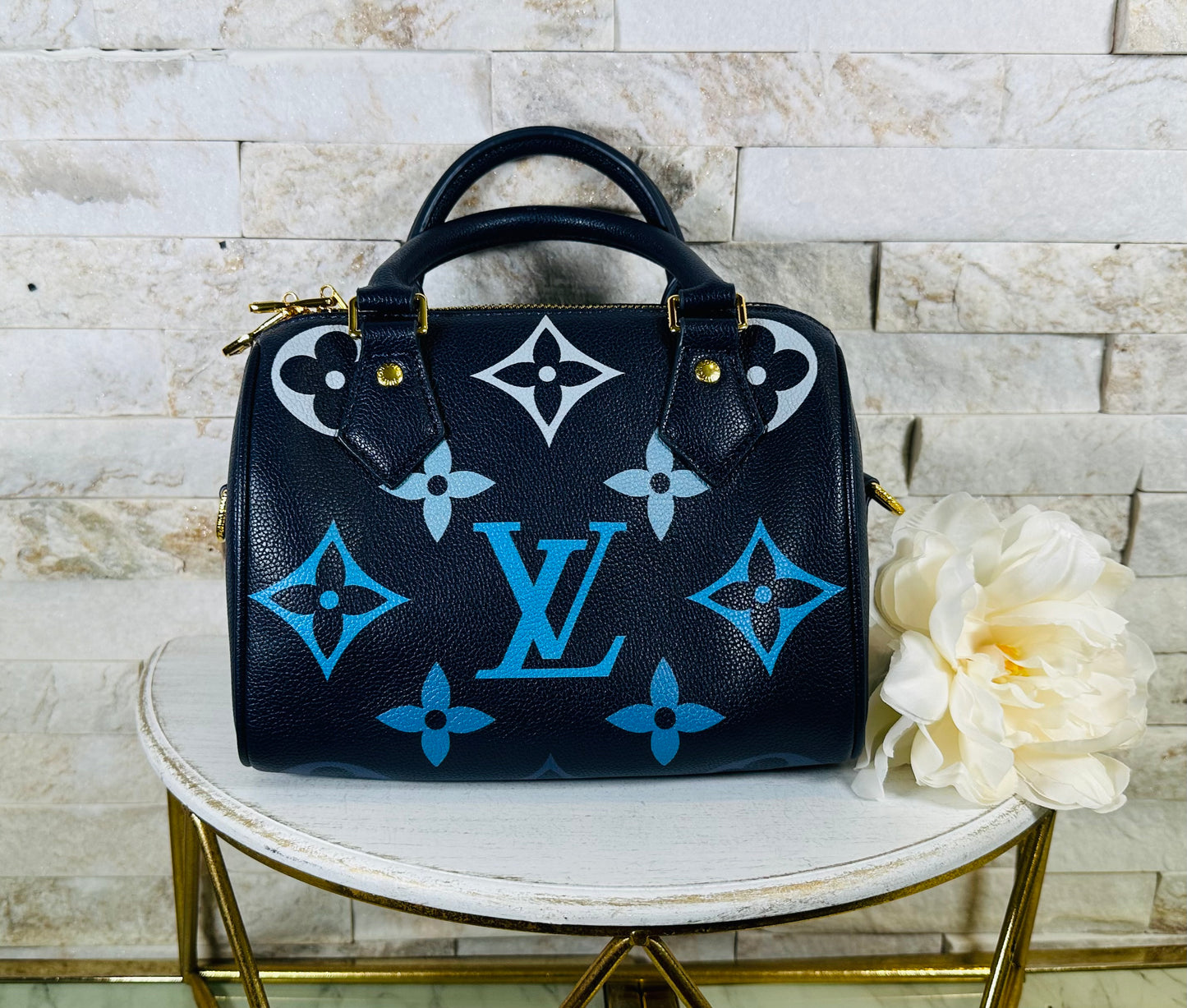 Mirror- Blue Small Lulu Speedy