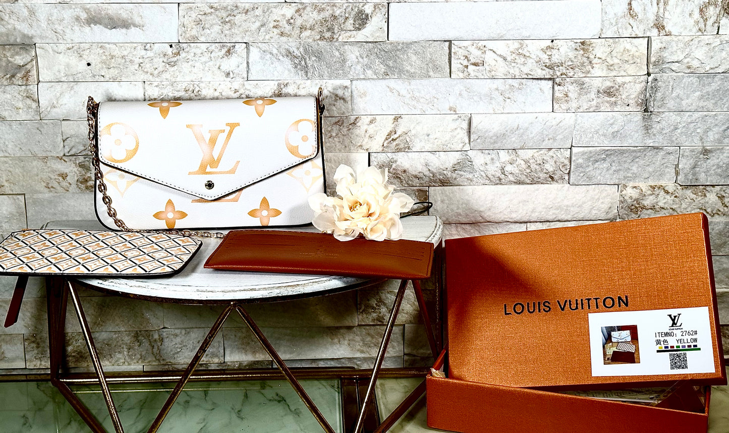 Mirror Bag- Mango Crossbody Set- with box