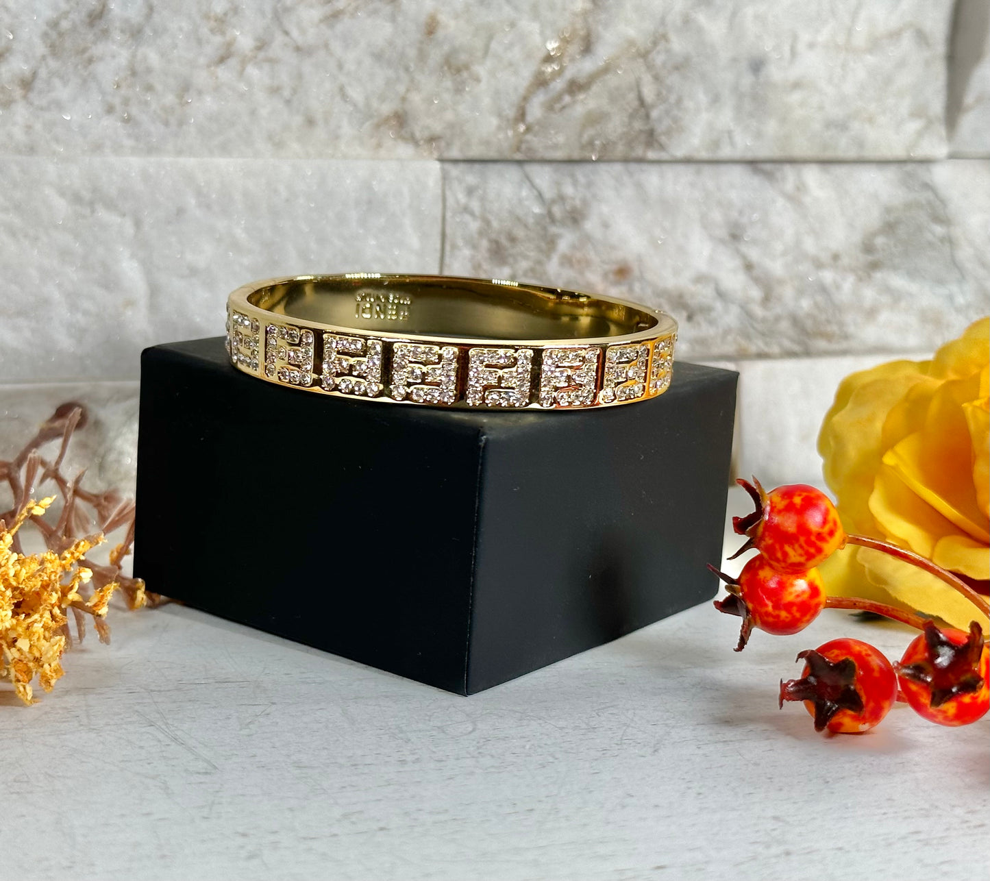 Bangles- Gold Sparkle Fen Fen