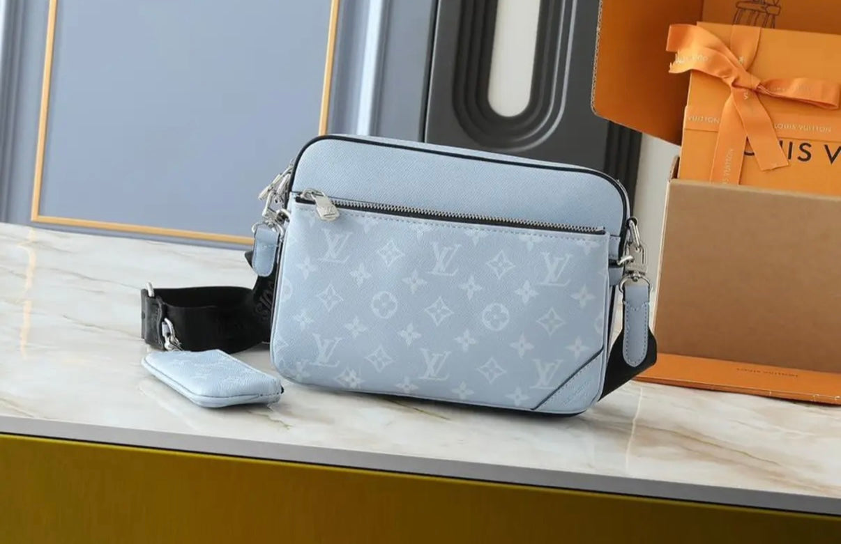Mirror Bags- Lulu Light Blue 3 in 1 Bag