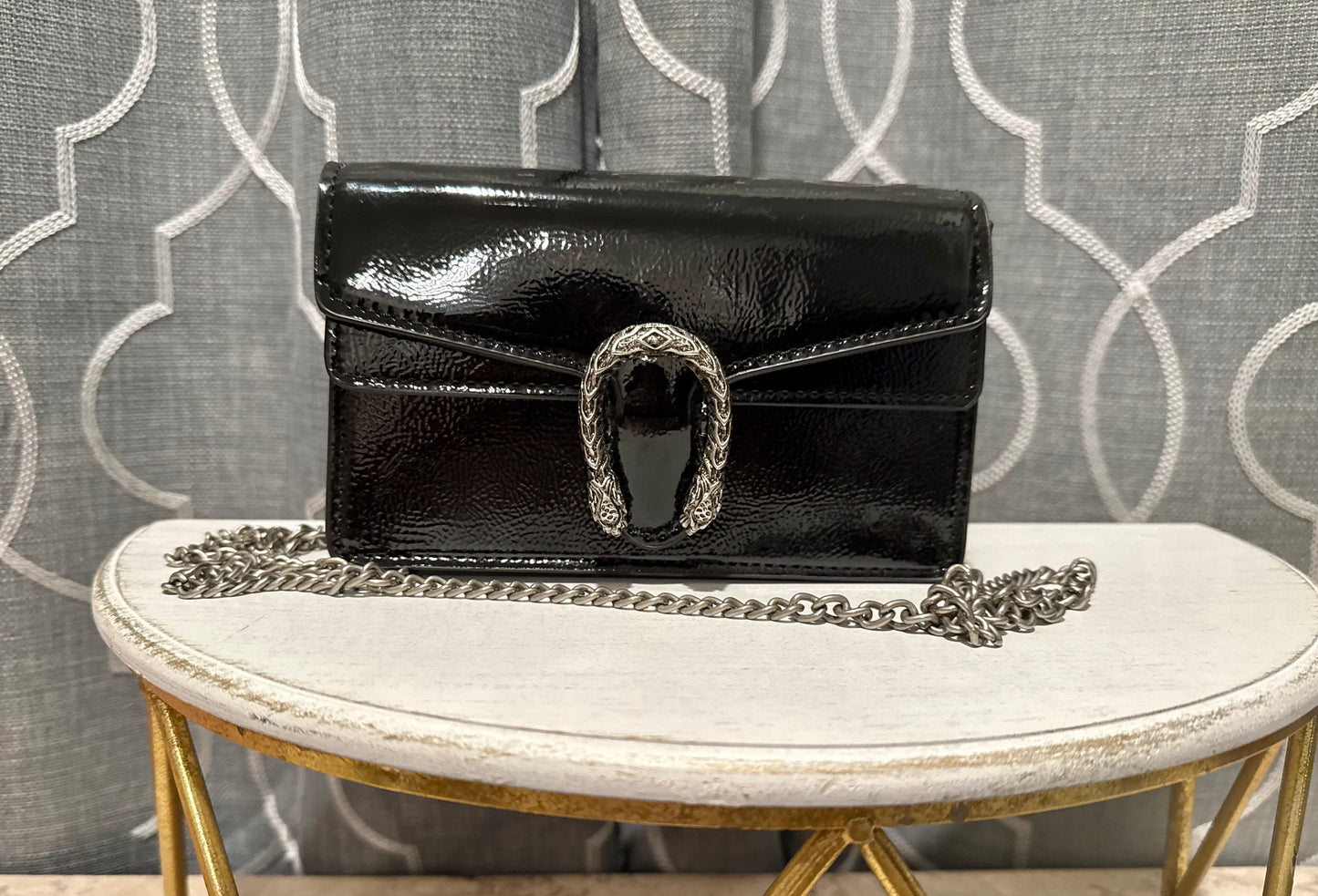 Mirror Bags- GG Mini Dionysus Bag Black
