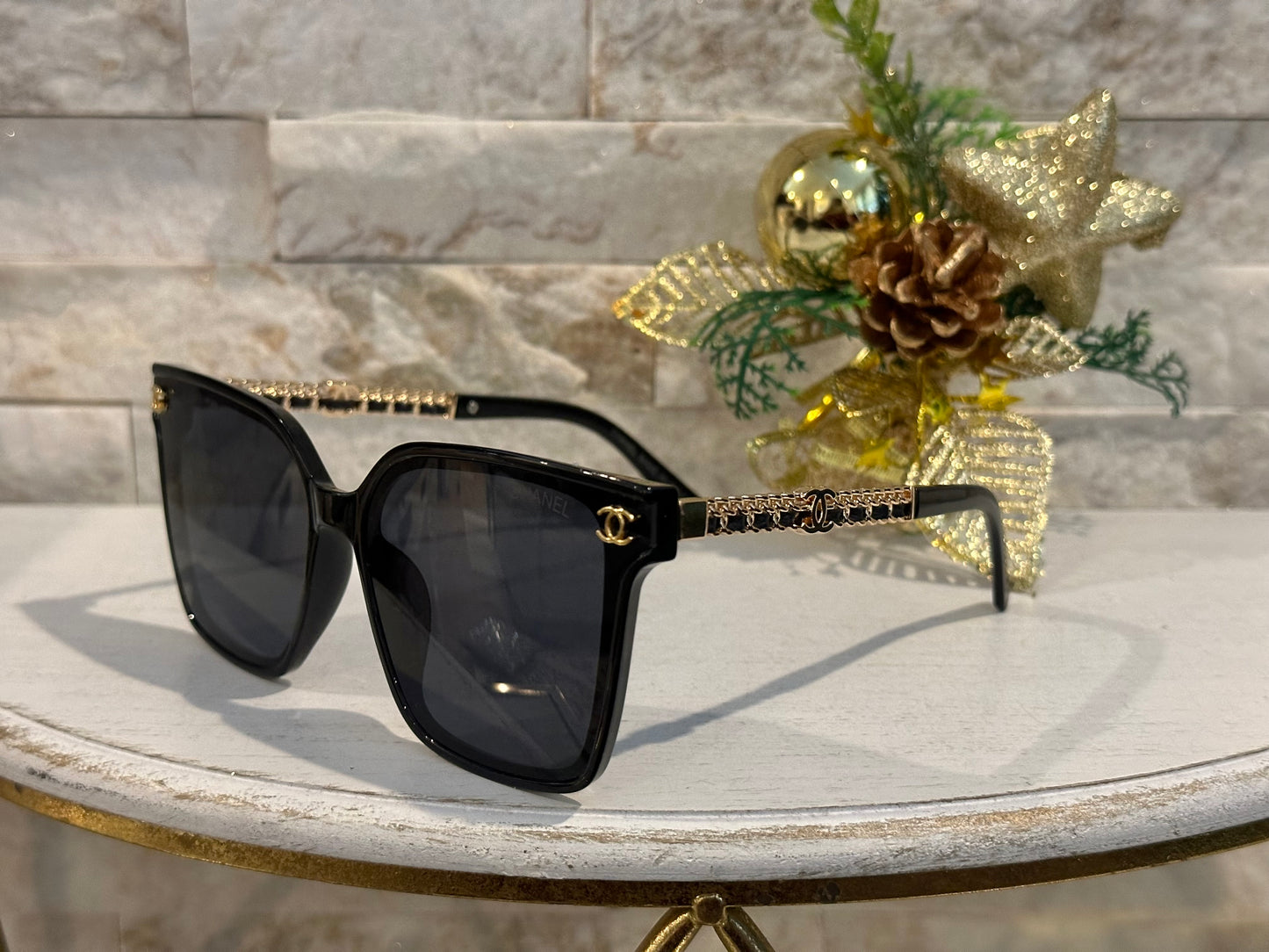 Luxury Sunglasses -Box 1- CC Black Braid