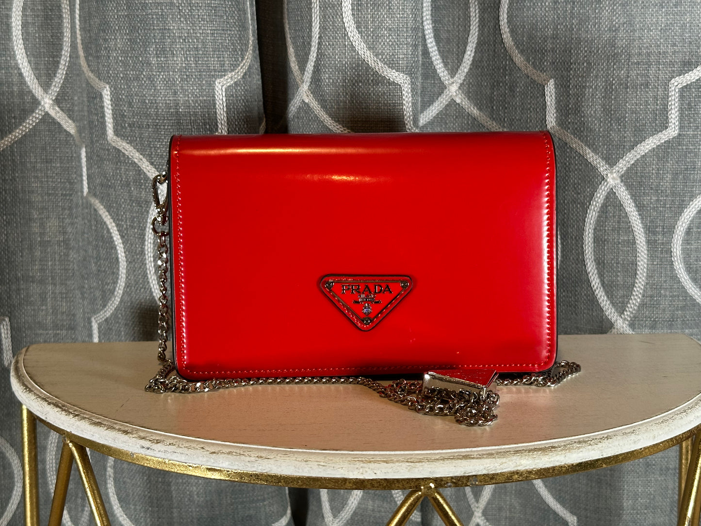 Mirror Bags- Pra Red Evening Bag