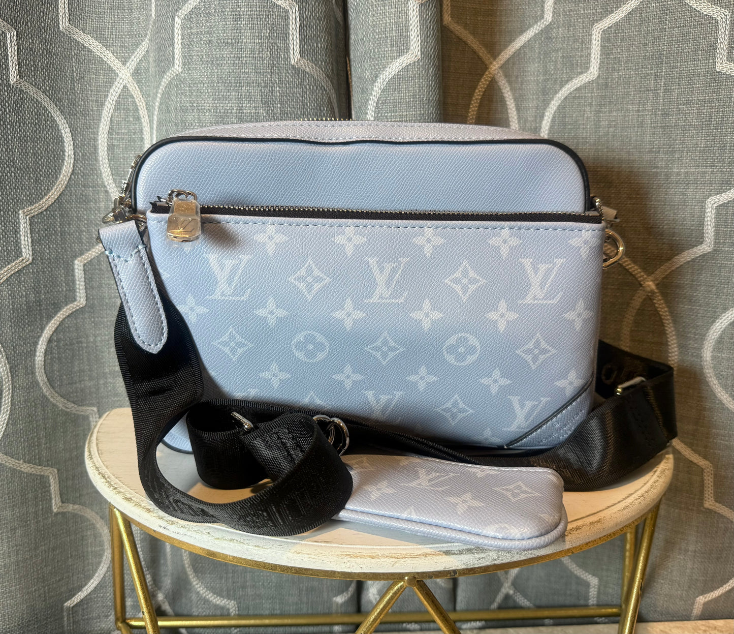 Mirror Bags- Lulu Light Blue 3 in 1 Bag
