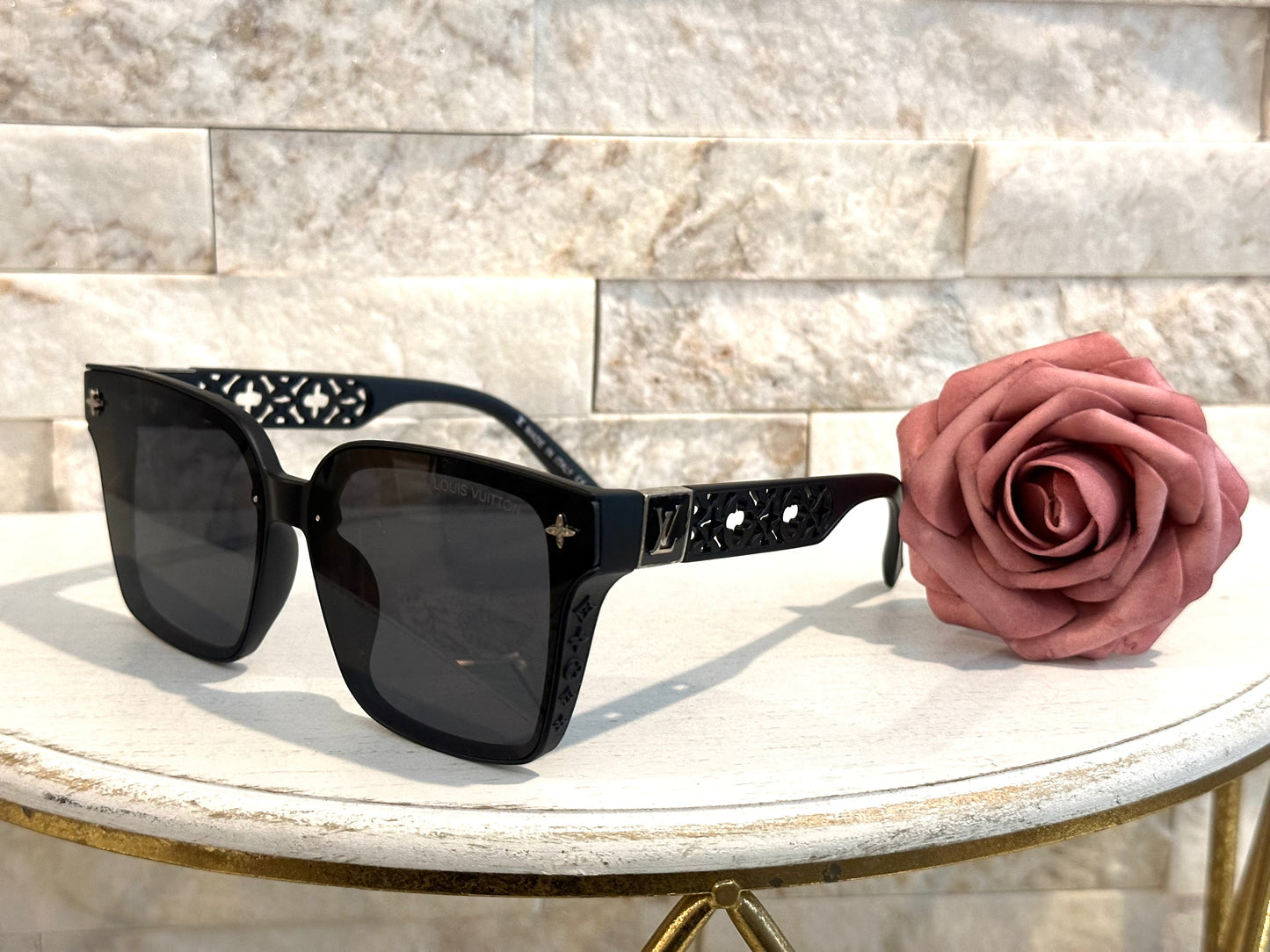 Luxury Sunglasses- Box 3- Lulu Black Monogram Cutouts