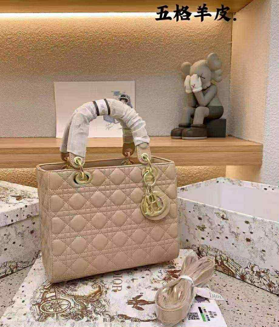 Mirror Bags- CD Lady D Tan Medium