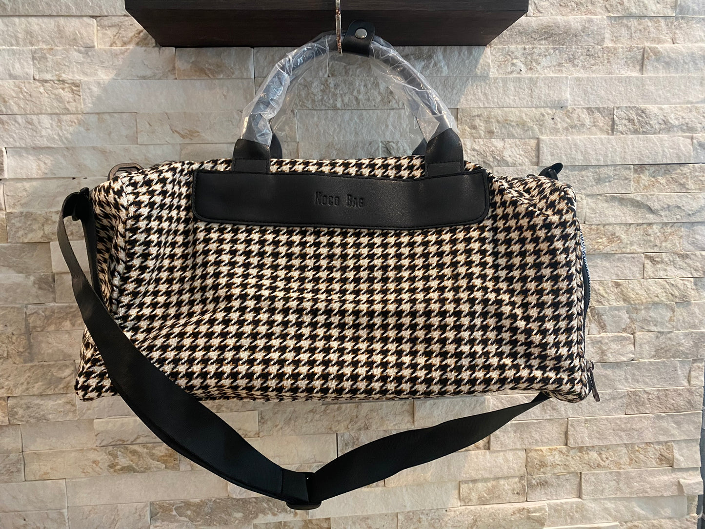 Houndstooh Duffle