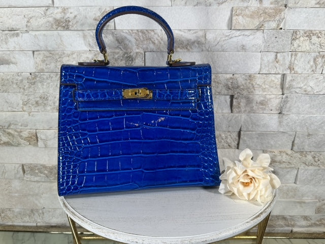 Electric Blue Croc KK