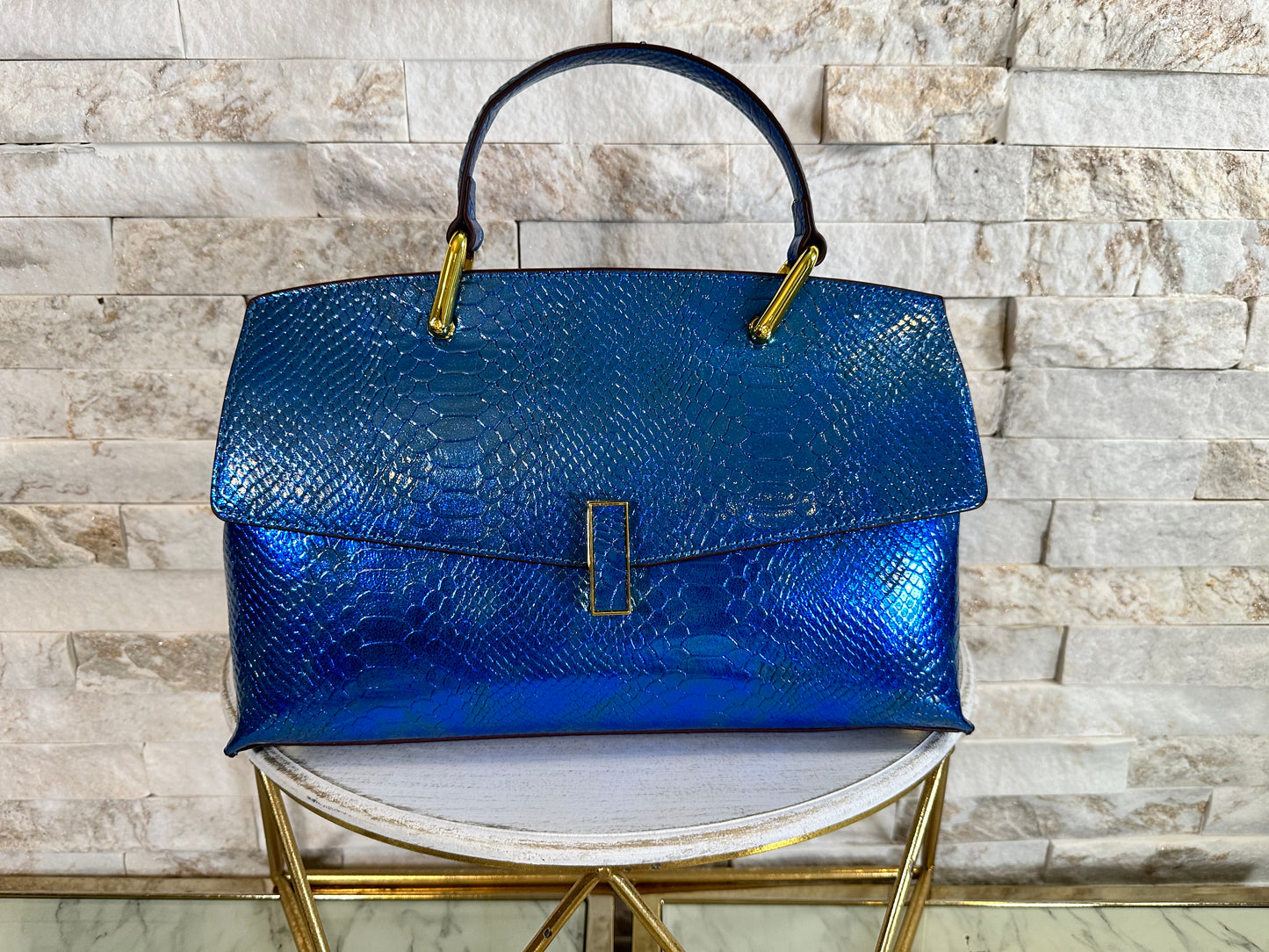 Electric Blue Mermaid Bag