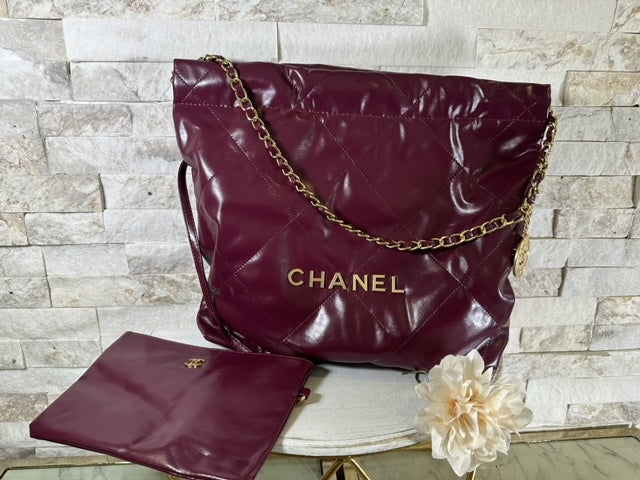 Mirror Bags- Eggplant CC Trash Bag