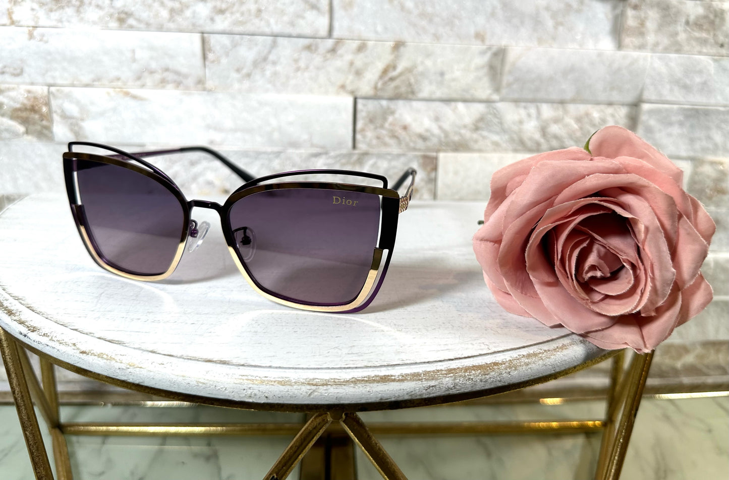 Sunglasses- CD Purple and Gold