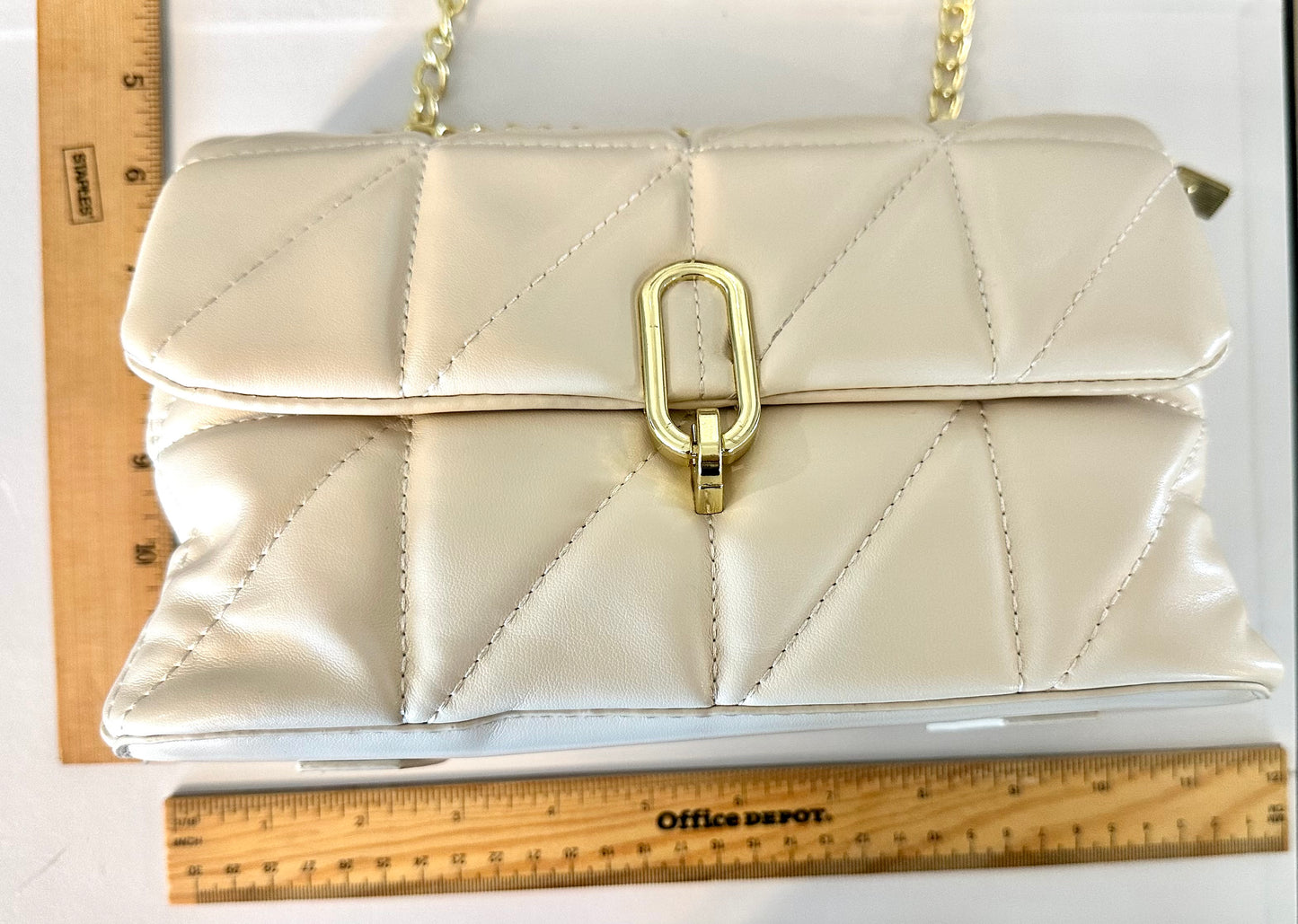 Soft Leather Diamond Lattice Shoulder/Crossbody Bags