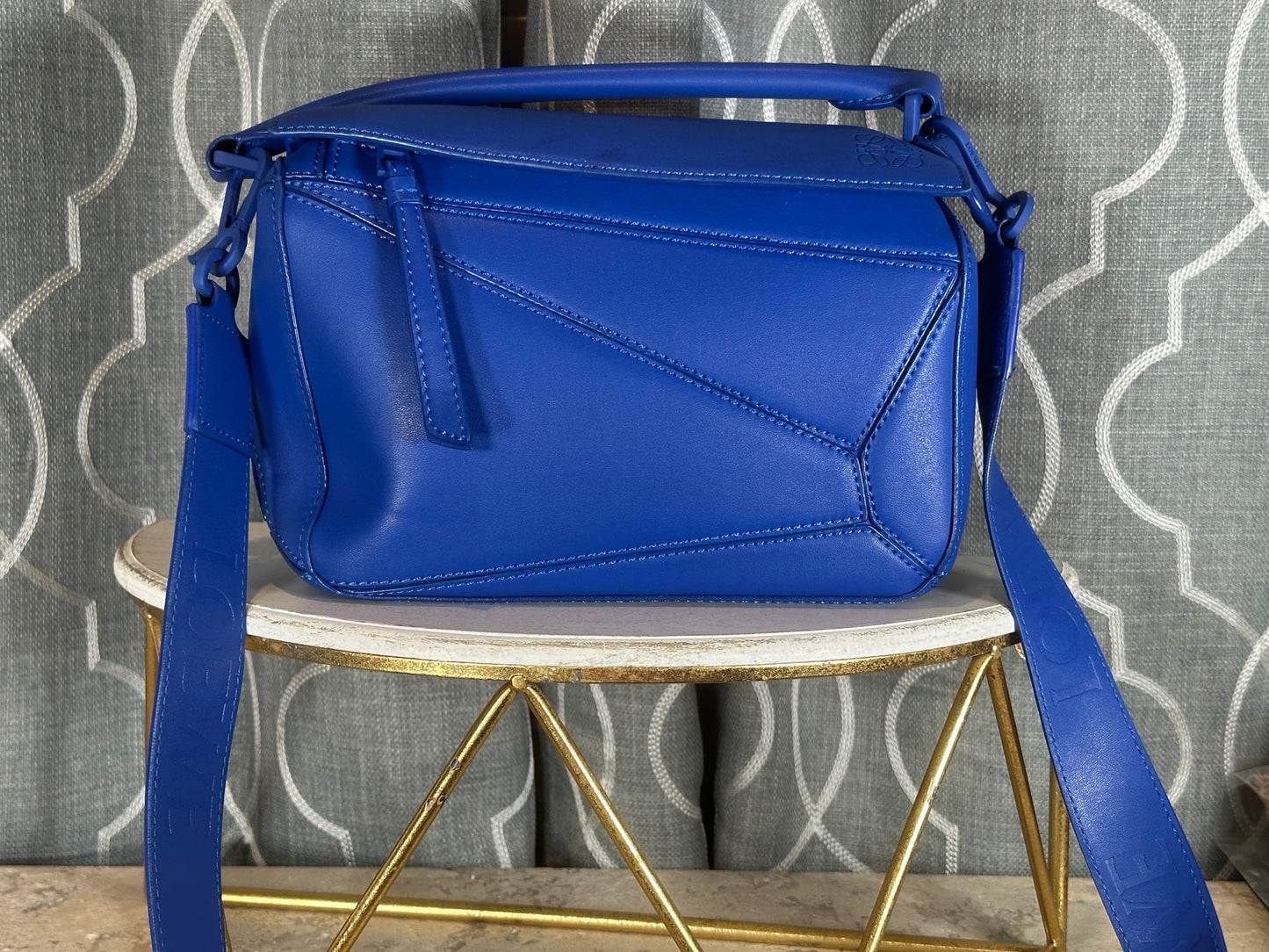 Mirror Bags- Blue Low Puzzle Bag