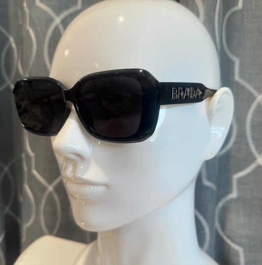 Luxury Sunglasses- Pra Black and Silver