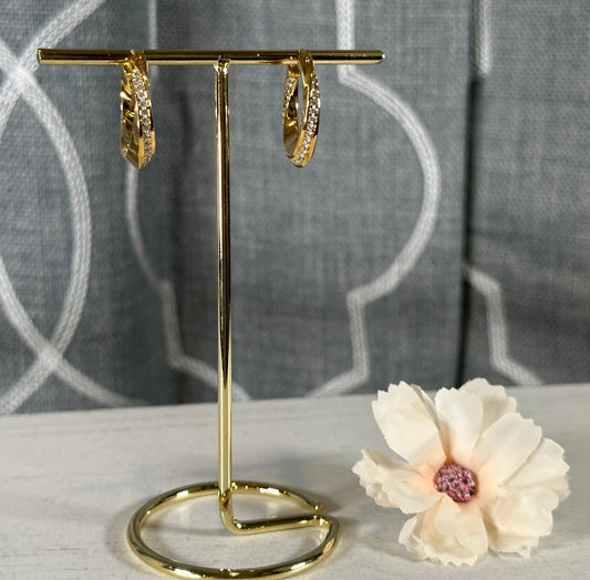 Earrings- Cel Gold Hoops