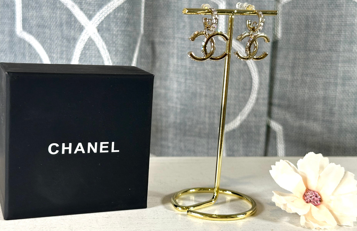 Earrings- CC Gold Dangle