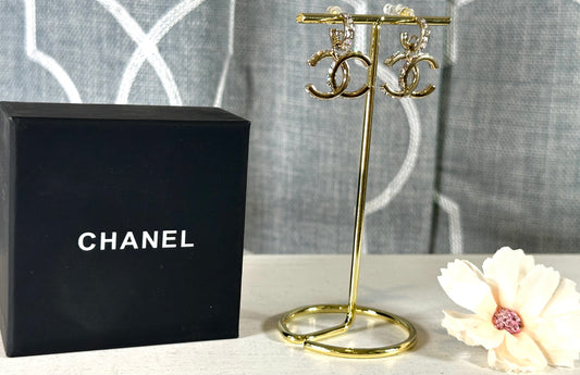 Earrings- CC Gold Dangle