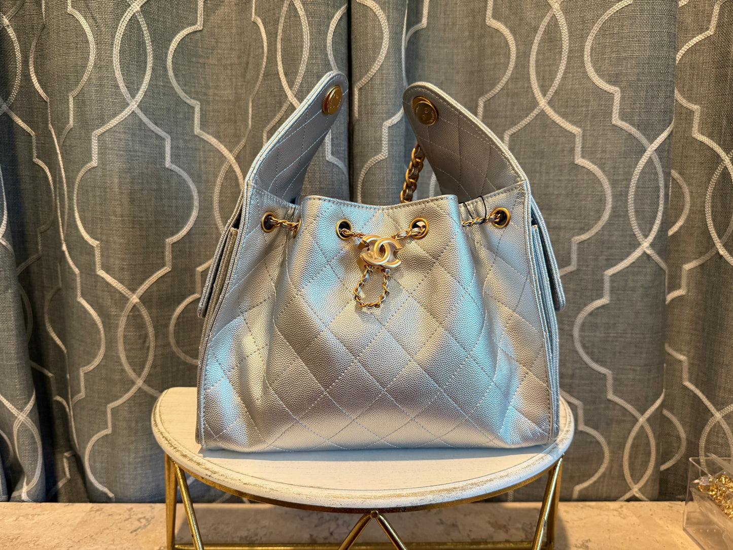 Mirror Bags- CC 25 Medium Silver