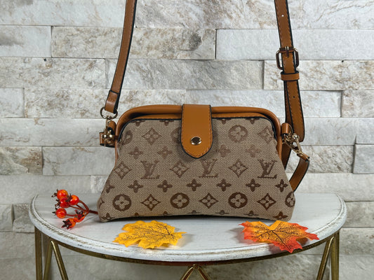 Mirror Bags- Caramel Brown Lulu Crossbody