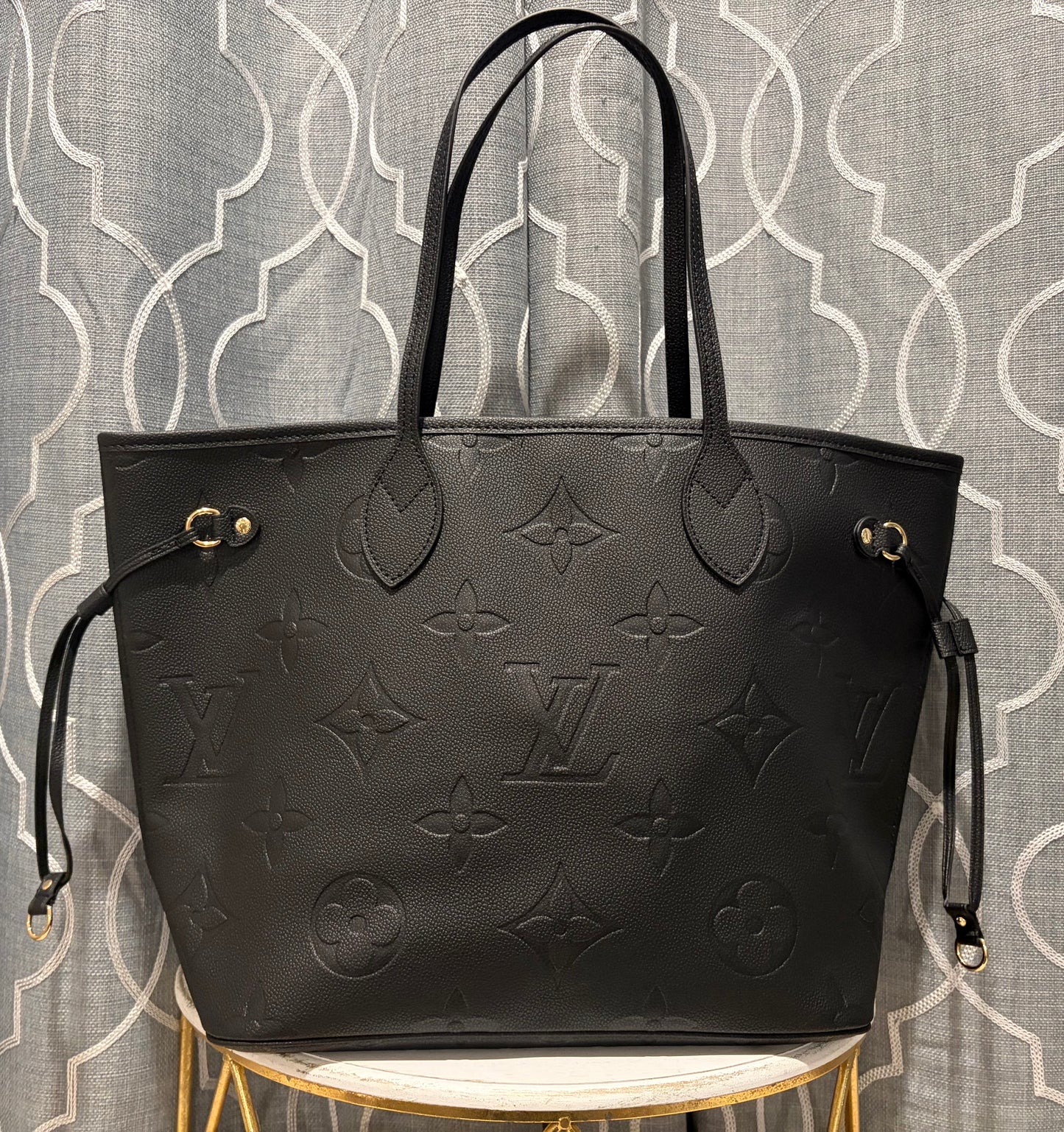 Mirror Bags- Lulu Neverful MM- Black