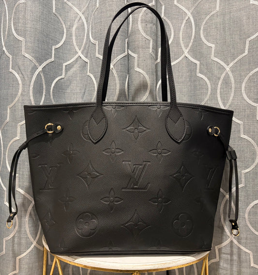 Mirror Bags- Lulu Neverful MM- Black