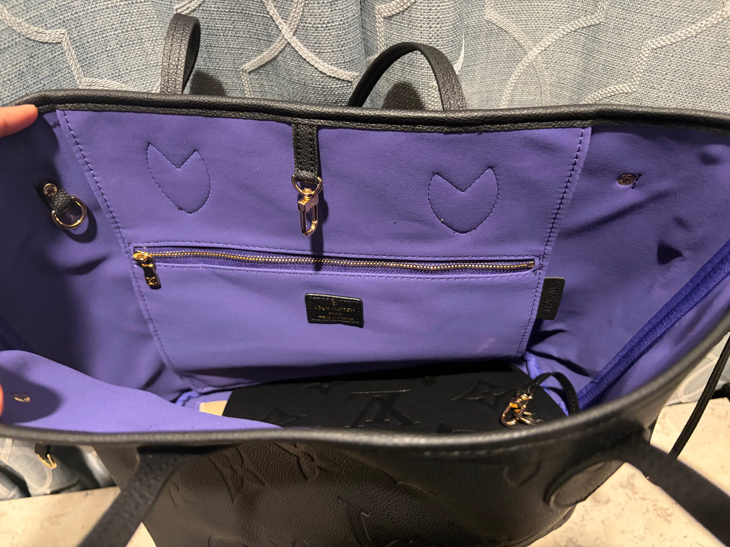 Mirror Bags- Lulu Neverful MM- Black