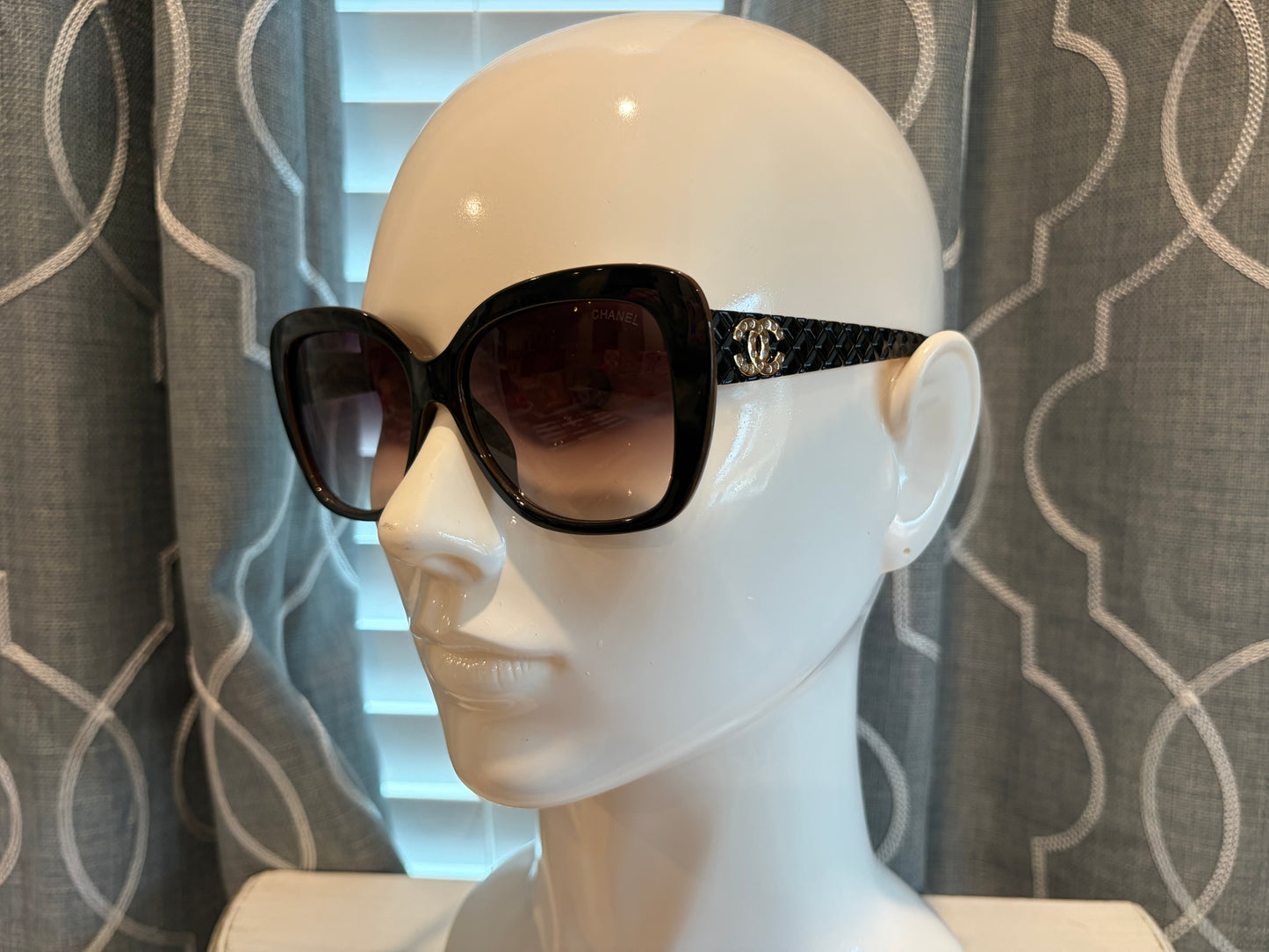 Luxury Sunglasses-CC Cat Eye Brown Ombre