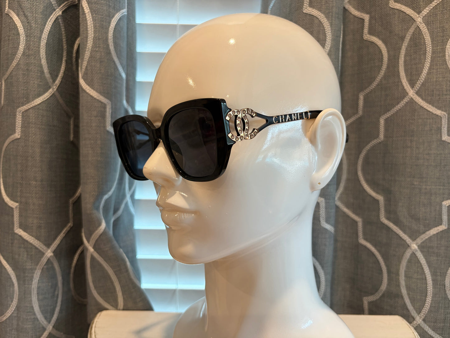 Luxury Sunglasses- CC Black Bling