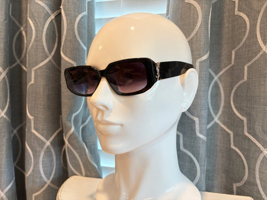Luxury Sunglasses- YS Black and Silver