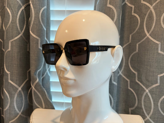 Luxury Sunglasses- CD Lady D Black