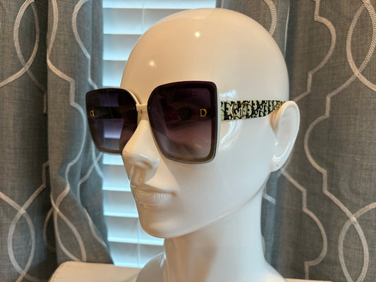 Luxury Sunglasses- CD Black and White Mono